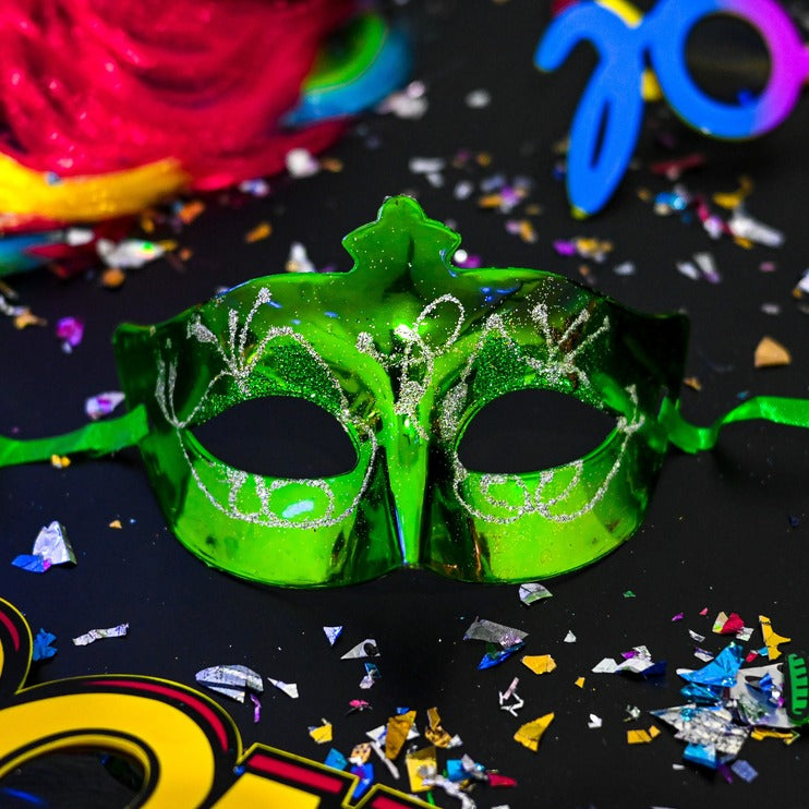 Plastic Shiny Masquerade Mask