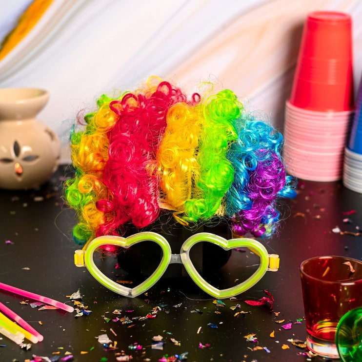 Multicolour Afro Wig